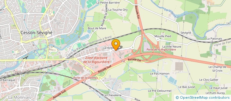 localisation de l'entreprise LE CLOS CHAMPEL à CESSON-SEVIGNE