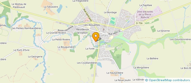 localisation de l'entreprise LE CLOS CHEMILLOIS  BEAUPREAU-EN-MAUGES