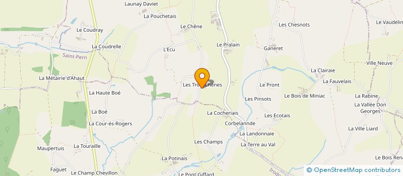 localisation de l'entreprise LE CLOS CHEZE à MINIAC-SOUS-BECHEREL