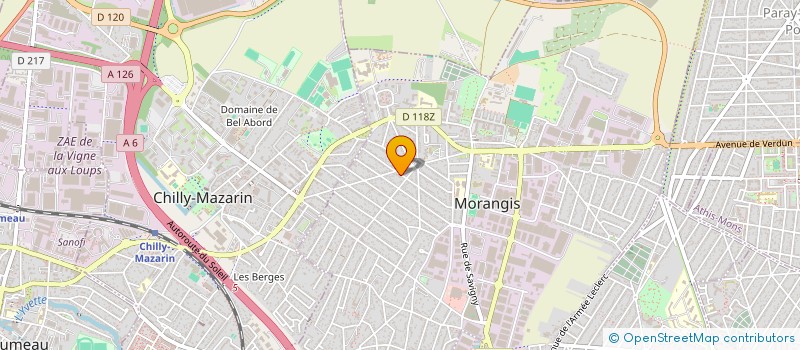 localisation de l'entreprise LE CLOS D'ALEX à MORANGIS