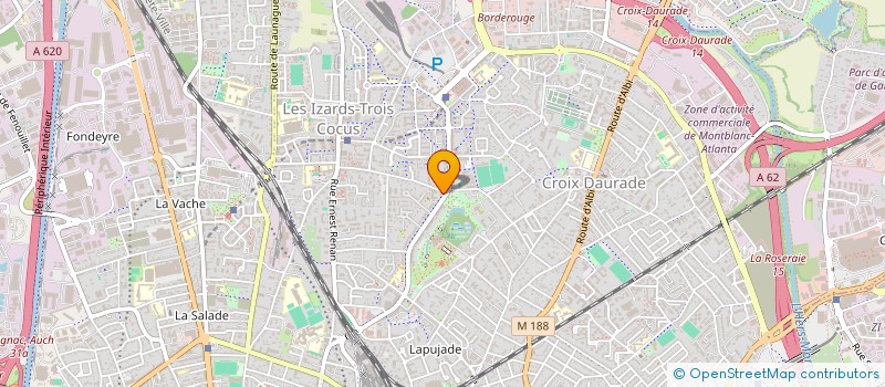 localisation de l'entreprise LE CLOS D'ALICE  TOULOUSE