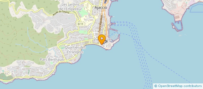 localisation de l'entreprise LE CLOS D'ALZONE à AJACCIO
