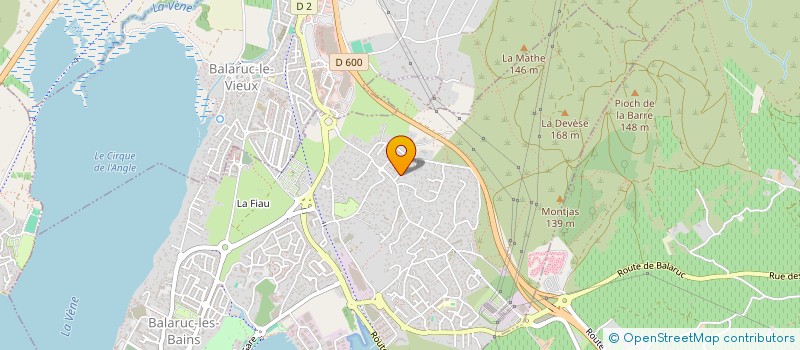 localisation de l'entreprise LE CLOS D'ANNA  BALARUC-LES-BAINS