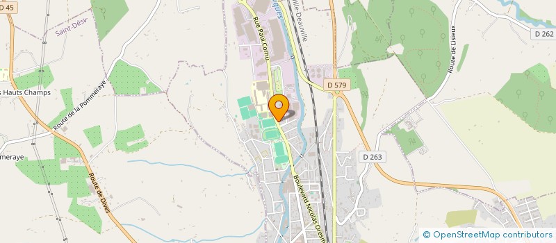 localisation de l'entreprise LE CLOS D'ANTAN  LISIEUX