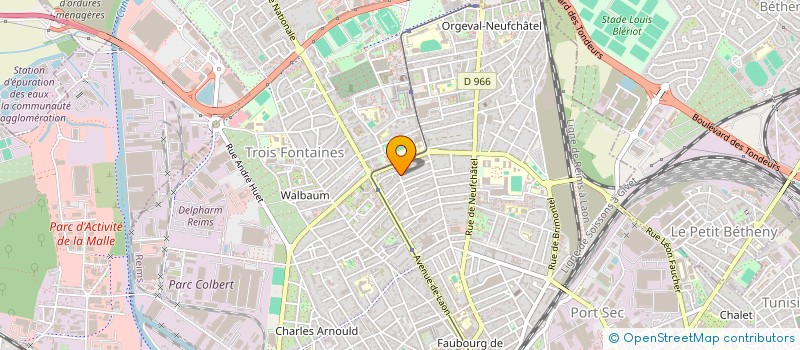 localisation de l'entreprise LE CLOS D'ARDENNES  REIMS