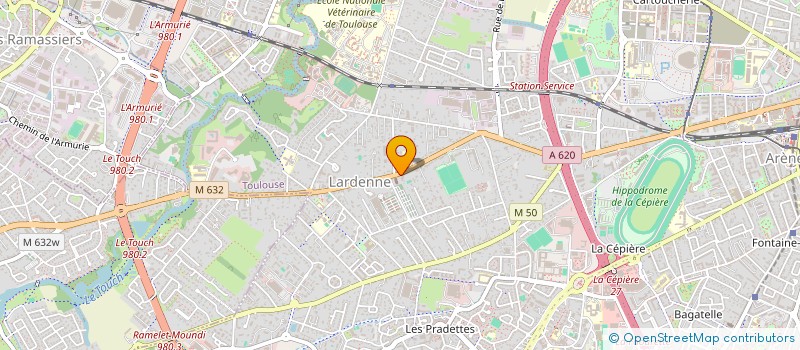 localisation de l'entreprise LE CLOS D'ARDUENNA  TOULOUSE