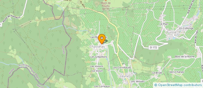 localisation de l'entreprise LE CLOS D'ELYSCES  CHASSELAS