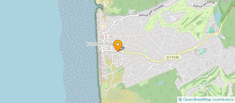 localisation de l'entreprise LE CLOS D'HARDELOT  NEUFCHATEL-HARDELOT