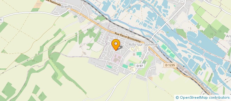 localisation de l'entreprise LE CLOS D'HARIEL  AILLY-SUR-SOMME