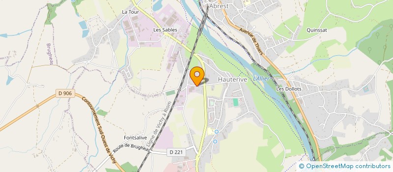 localisation de l'entreprise LE CLOS D HAUTERIVE à HAUTERIVE