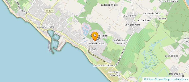 localisation de l'entreprise LE CLOS D'OLERON à SAINT PIERRE D'OLERON