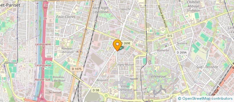 localisation de l'entreprise LE CLOS D'OR  GRENOBLE