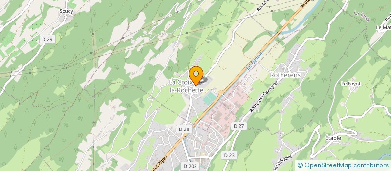 localisation de l'entreprise LE CLOS D'ULYSSE  LA CROIX-DE-LA-ROCHETTE