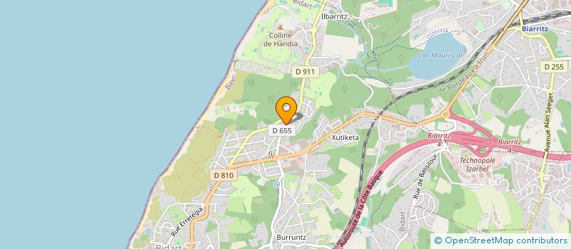 localisation de l'entreprise LE CLOS D Y à BIDART