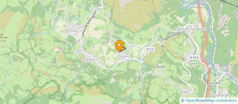 localisation de l'entreprise LE CLOS DE BATSURGUERE  OSSEN