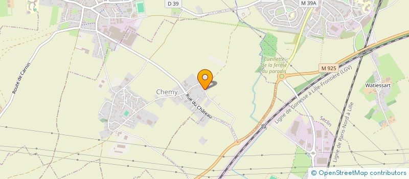 localisation de l'entreprise LE CLOS DE BELIGNE  CHEMY