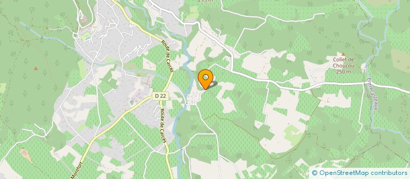 localisation de l'entreprise LE CLOS DE BELLE VISTO  COTIGNAC