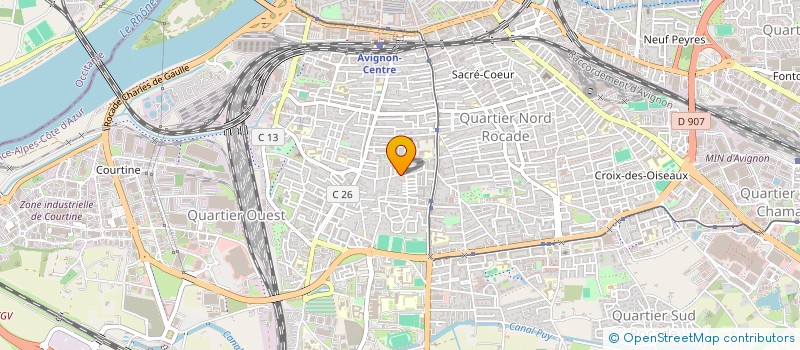 localisation de l'entreprise LE CLOS DE BENEDICTE  AVIGNON