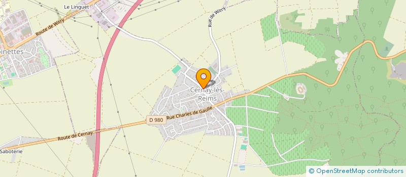 localisation de l'entreprise LE CLOS DE BERGERAC  CERNAY-LES-REIMS