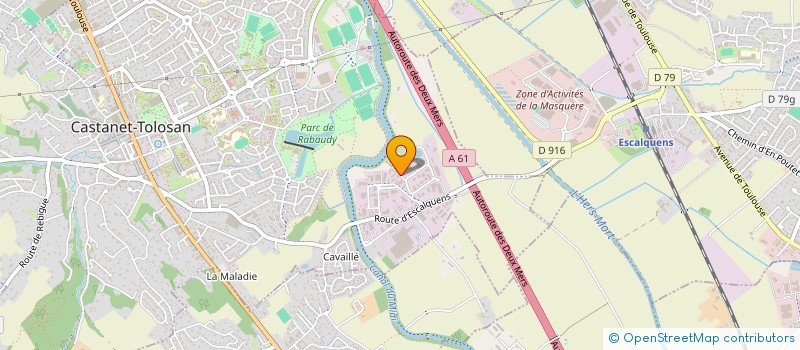 localisation de l'entreprise LE CLOS DE BLAYE  CASTANET-TOLOSAN