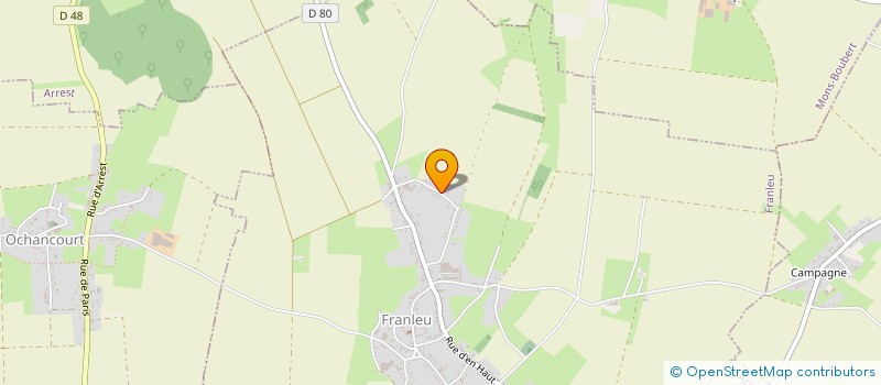 localisation de l'entreprise LE CLOS DE CADICHON  FRANLEU