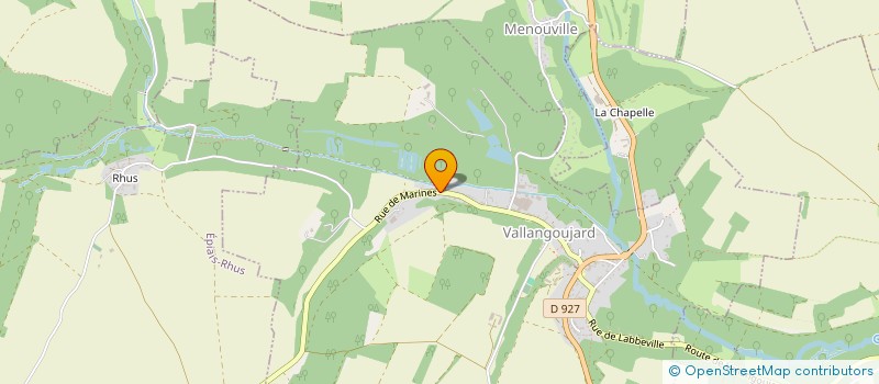 localisation de l'entreprise LE CLOS DE CHARS  VALLANGOUJARD