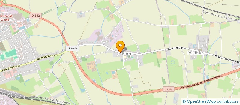 localisation de l'entreprise LE CLOS DE CLEM  BORRE