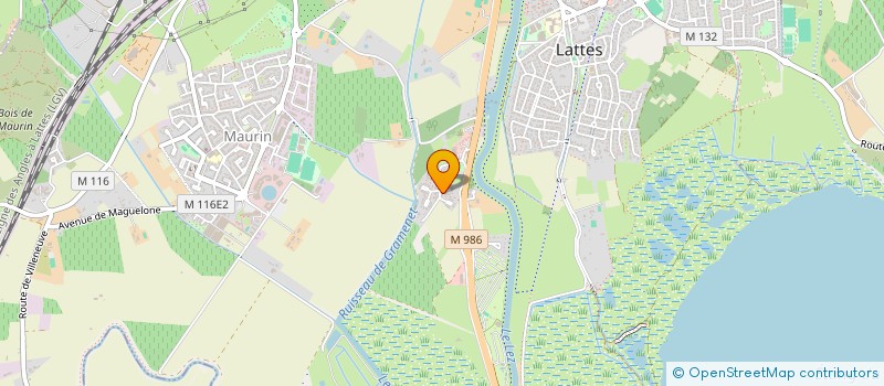 localisation de l'entreprise LE CLOS DE COURNON à LATTES