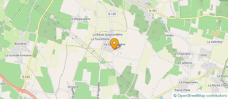 localisation de l'entreprise LE CLOS DE CRE  BRISSAC LOIRE AUBANCE