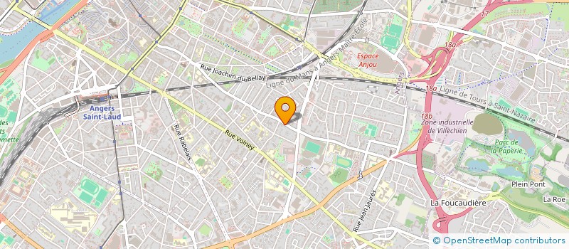 localisation de l'entreprise LE CLOS DE JEMMAPES à ANGERS