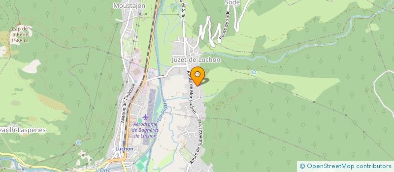 localisation de l'entreprise LE CLOS DE JUZET  JUZET-DE-LUCHON