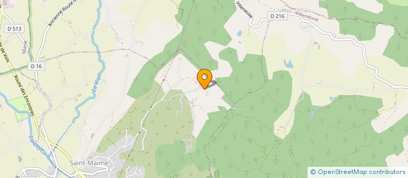 localisation de l'entreprise LE CLOS DE KALYAN  SAINT-MAIME
