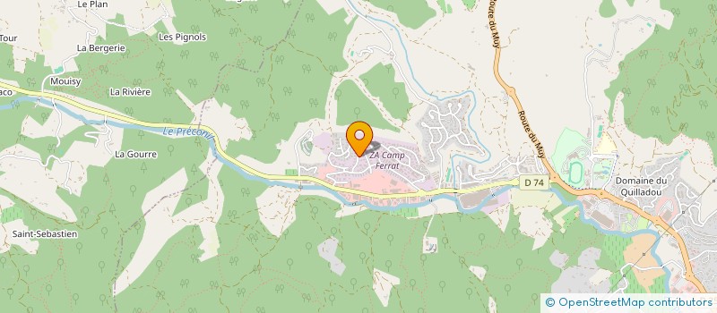 localisation de l'entreprise LE CLOS DE KILKENNY à SAINTE-MAXIME