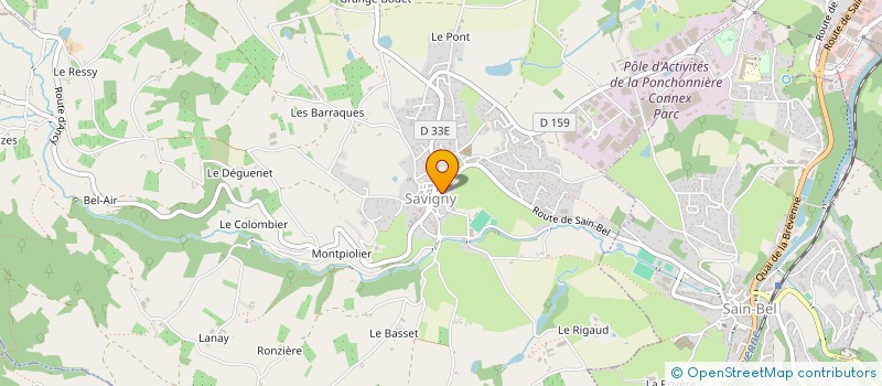 localisation de l'entreprise LE CLOS DE L'ABBAYE DE SAVIGNY  SAVIGNY