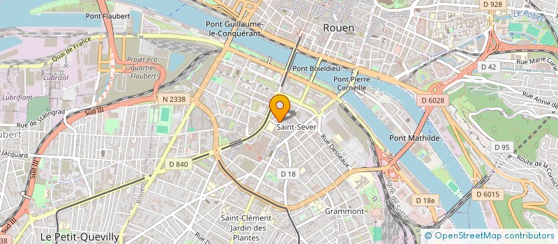 localisation de l'entreprise LE CLOS DE L'AMIRAL II à ROUEN