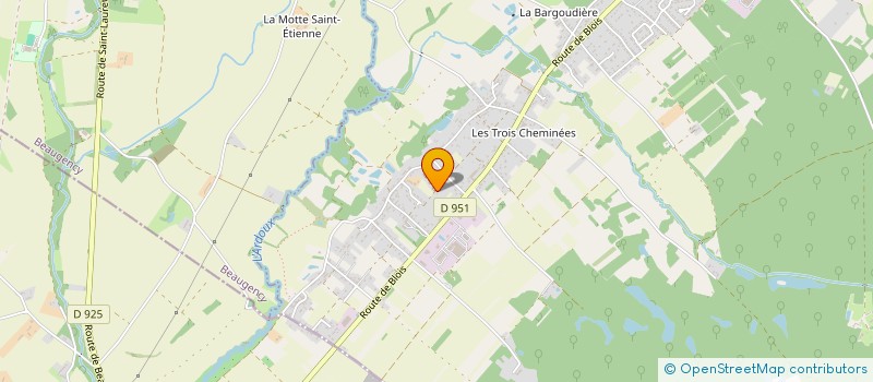localisation de l'entreprise LE CLOS DE L'ANGE à LAILLY-EN-VAL