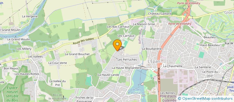 localisation de l'entreprise LE CLOS DE L'ANGUILLE  BALLAN-MIRE