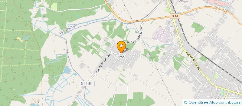 localisation de l'entreprise LE CLOS DE L'ATLANTIQUE  ARVERT