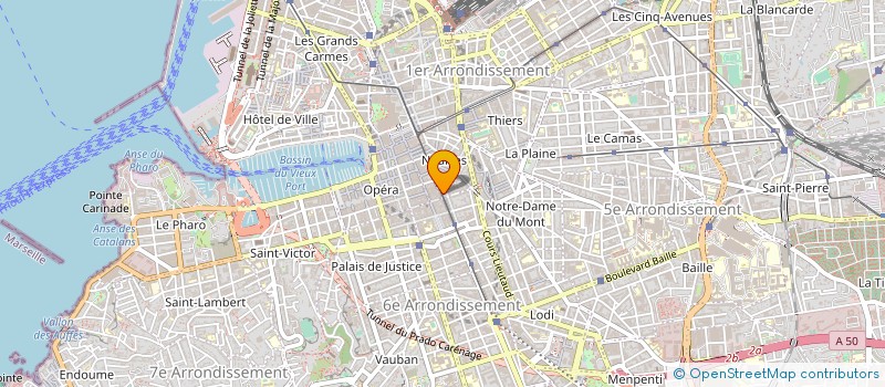 localisation de l'entreprise LE CLOS DE L'EOLIENNE à MARSEILLE