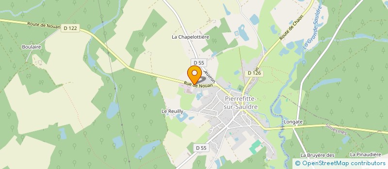 localisation de l'entreprise LE CLOS DE L'ETANG  PIERREFITTE-SUR-SAULDRE