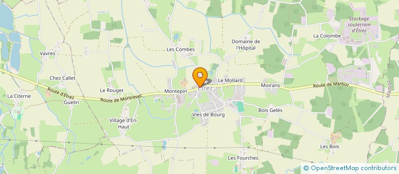 localisation de l'entreprise LE CLOS DE L ETOILE  MARSONNAS