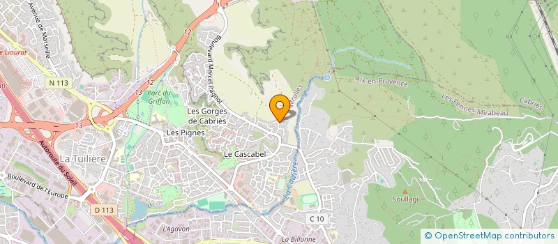 localisation de l'entreprise LE CLOS DE L'INFERNET à VITROLLES
