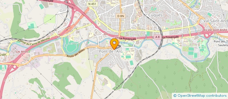 localisation de l'entreprise LE CLOS DE L'ORCHIDEE à AIX-EN-PROVENCE