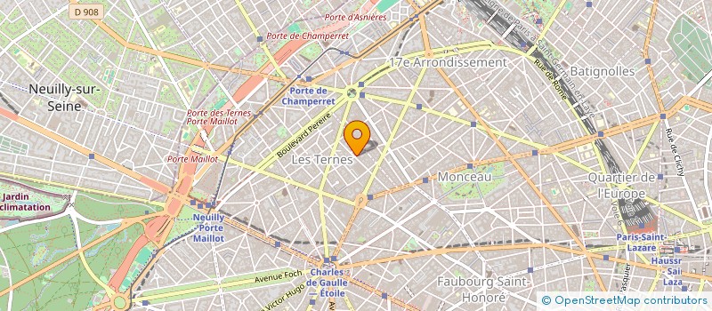 localisation de l'entreprise LE CLOS DE L'ORMOIR  PARIS