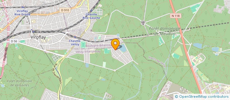 localisation de l'entreprise LE CLOS DE L URSINE  VELIZY-VILLACOUBLAY