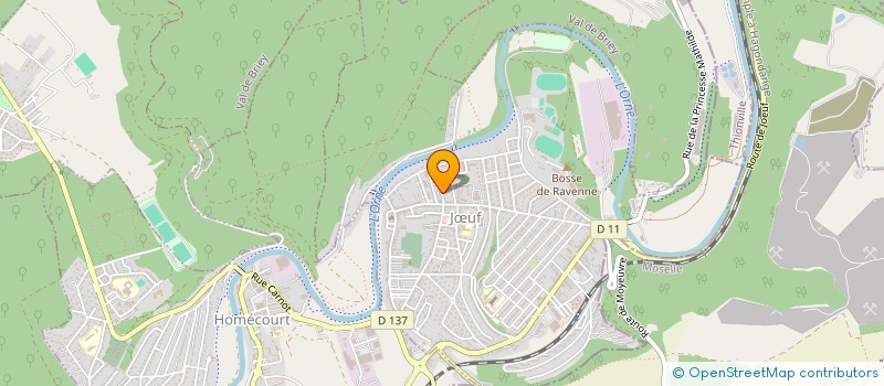 localisation de l'entreprise LE CLOS DE L'YRON  JUF