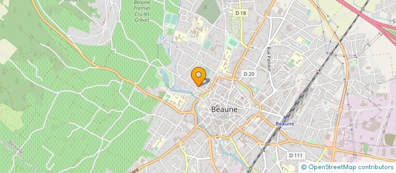 localisation de l'entreprise LE CLOS DE L'YSE à BEAUNE