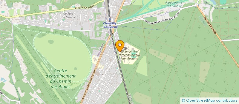 localisation de l'entreprise LE CLOS DE LA CANARDIERE à CHANTILLY