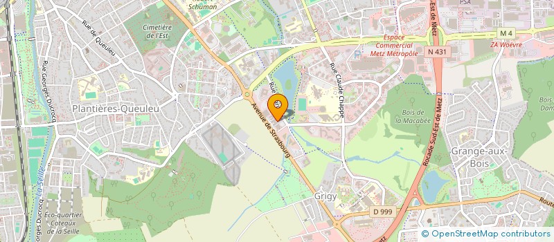 localisation de l'entreprise LE CLOS DE LA CHENERAIE à METZ