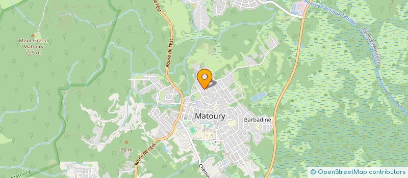 localisation de l'entreprise LE CLOS DE LA COTONNIERE à MATOURY